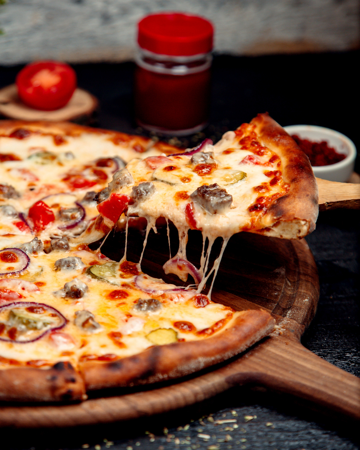 Double Cheese Garden Pizza